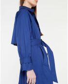 Imperméable en Coton Bio Marius Oversize bleu