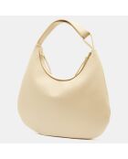 Sac à main en Cuir Pegasus beige - 22x40x3 cm