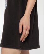 Robe t-shirt oversize en Coton Rafa noire