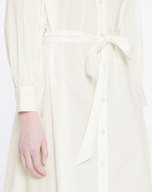 Robe en Coton popeline Bio Candide blanche