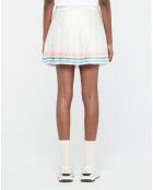 Jupe 100% Soie Tennis blanche