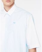 Chemise ample manches courtes blanche
