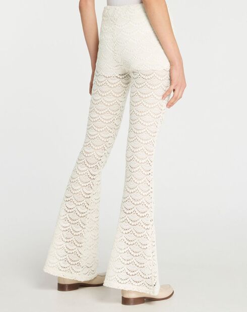 Pantalon Poe écru