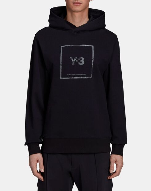 Y3 hoodie met zwart logo