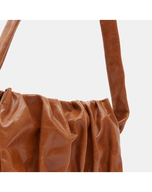 Sac à main en Cuir Vague Vinta marron 15x25x6 cm