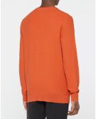 Pull 100% Coton Bio Bonron orange