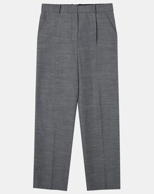 Pantalones Vaia gris/azul marino