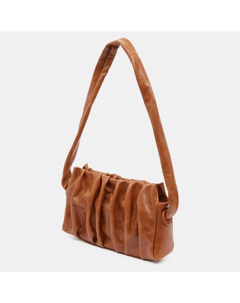 Sac à main en Cuir Vague Vinta marron 15x25x6 cm
