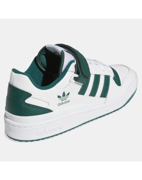 Baskets en Cuir Forum Low blanc/vert