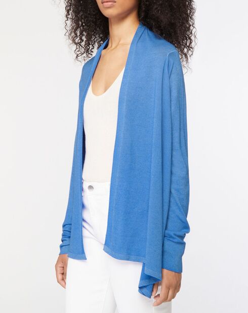 Cardigan  100% Cachemire Cosy bleu