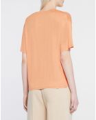 T-Shirt en Coton stretch Arold orange clair