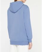 Sweat à capuche en Coton Bio Bahut bleu moyen