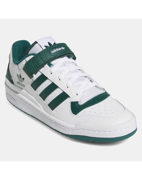 Baskets en Cuir Forum Low blanc/vert