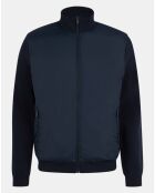 Blouson Mamix bimatière bleu marine