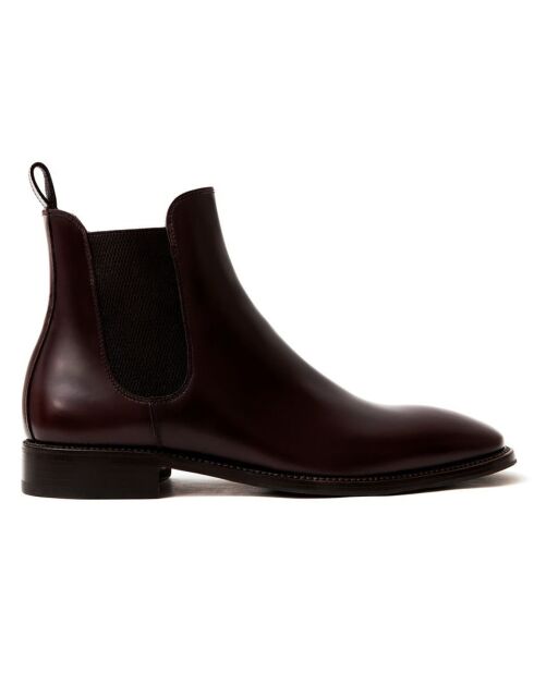 Chelsea Boots en Cuir marron foncé
