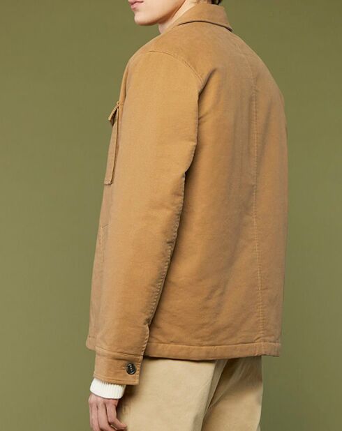 Veste Maskin Moleskin camel