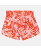 Short court Palmier rouge