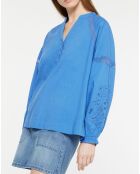 Top en Coton Bio Patmos bleu moyen