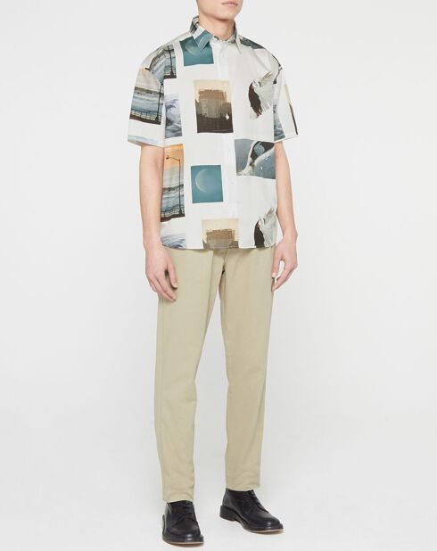 Chemise ample manches courtes Lyrique multicolore