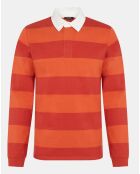 Polo Regular Fit Bugby Rugby orange/rouge