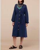 Robe  Abel bleu marine