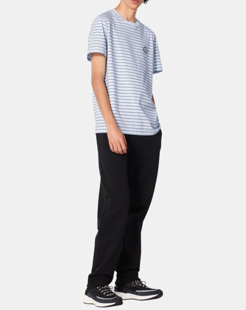 T-Shirt Stevie rayé bleu/gris