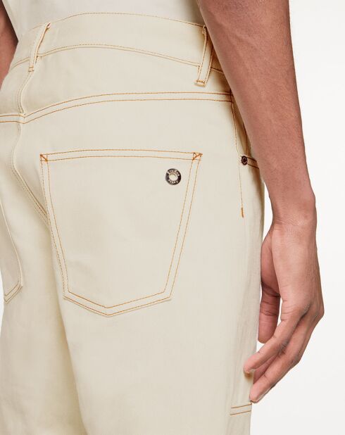 Jean droit Corner écru