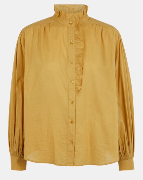 Chemise en Coton Bio Paloma kaki clair