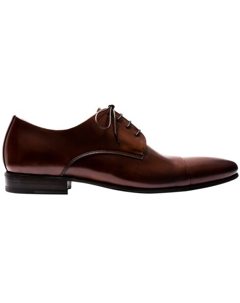 Derbies en Cuir marron