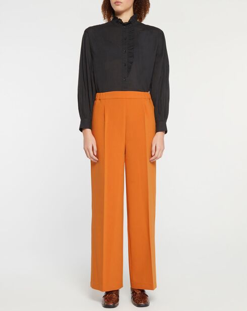 Pantalon large Pierrot Pol orange