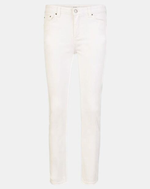 Jean en Coton Bio Lslim blanc