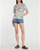 Chemise Murillo vert/multicolore