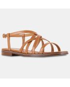 Sandales en Cuir Izia camel