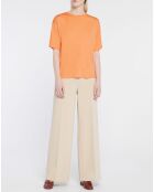 T-Shirt en Coton stretch Arold orange vif