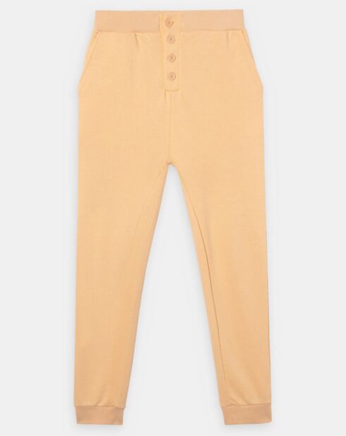 Pantalon de jogging en Coton Livy orange clair