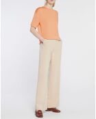 T-Shirt en Coton stretch Arold orange clair