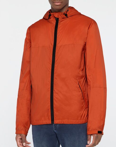 Blouson coupe-vent Maway Trans orange