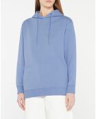 Sweat à capuche en Coton Bio Bahut bleu moyen