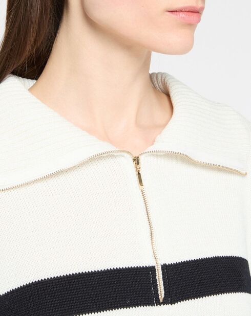 Wit/zwart Vitruve-sweatshirt