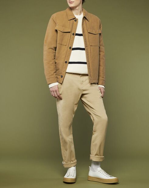 Veste Maskin Moleskin camel