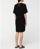 Robe courte crépon Anissa noir