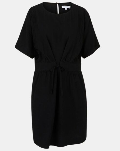 Robe courte crépon Anissa noir