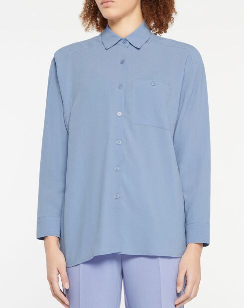 Chemise Paros bleu moyen