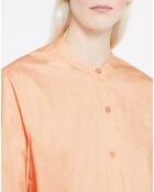 Chemise en Coton Popeline Bio Pippa orange