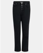 Jean court en Coton Bio Capri boutons noir