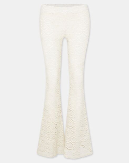 Pantalon Poe écru