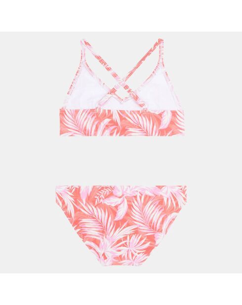 Maillot de bain 2 Pièces croisé dos rouge