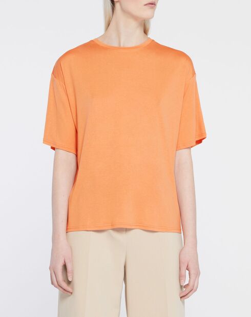 T-Shirt en Coton stretch Arold orange vif