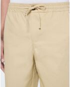 Pantalon 100% Coton Bio chino Regular Fit Mujog beige