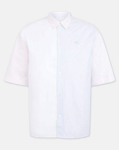 Chemise ample manches courtes blanche